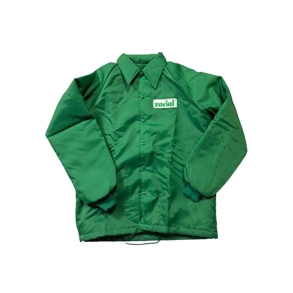 Vintage 70s Swingster Zorial Herbicide Promo Coach Jacket NWT Green M